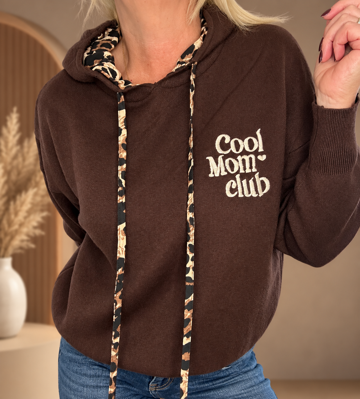 Pull marron 10640