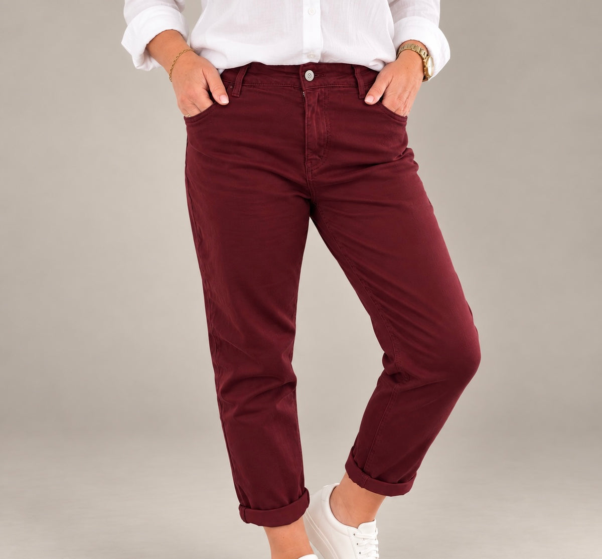 Pantalon bordeaux 6969