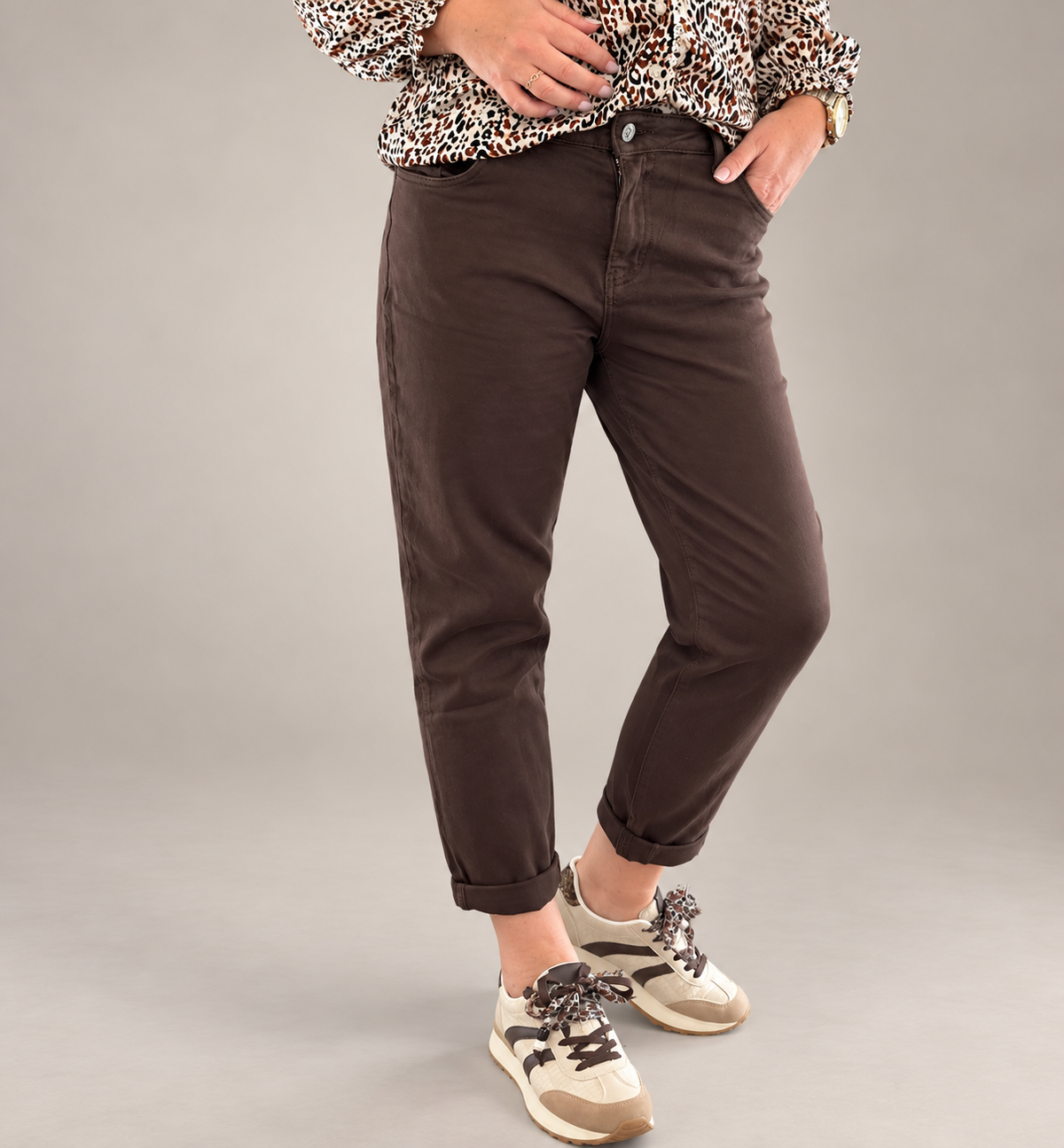 Pantalon marron 6969