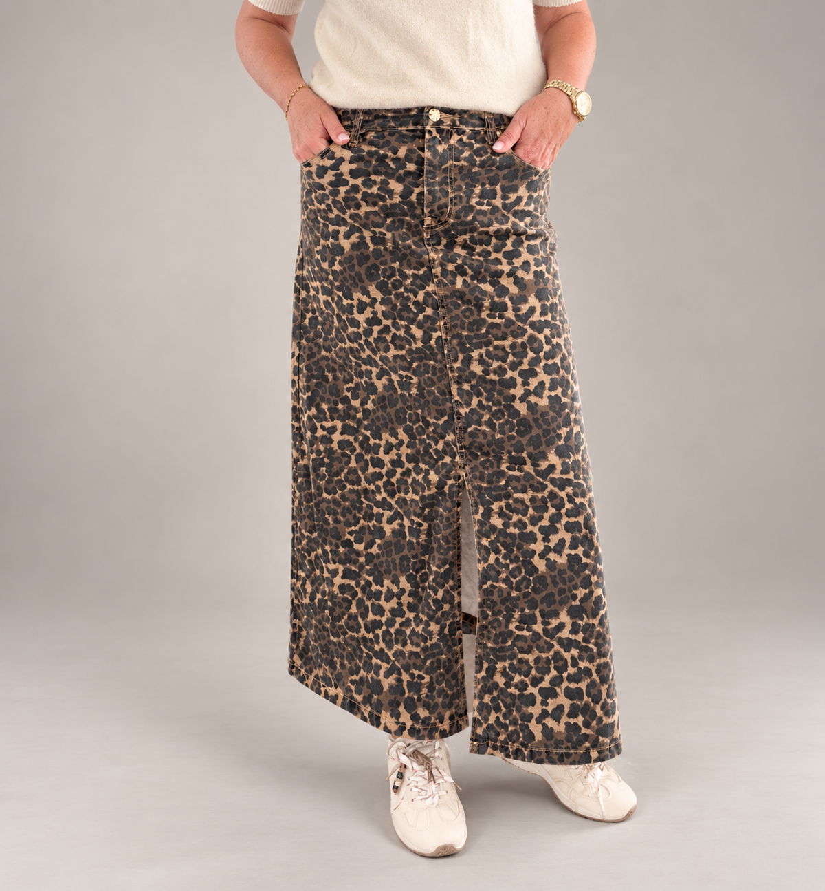 Jupe leopard 8176