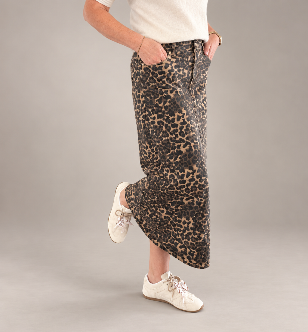 Jupe leopard 8176