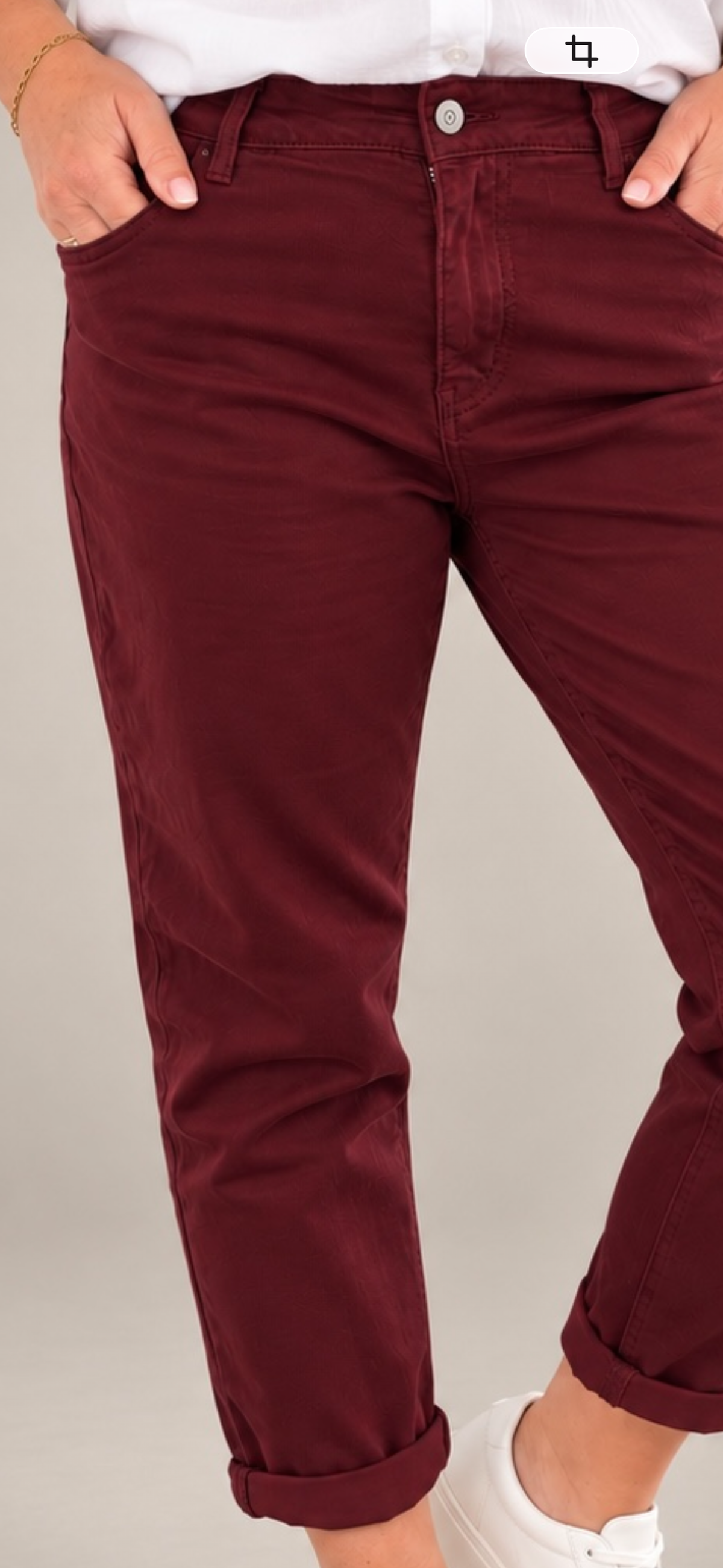Pantalon bordeaux 6969